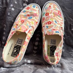 Vans Floral Retro Slip ons